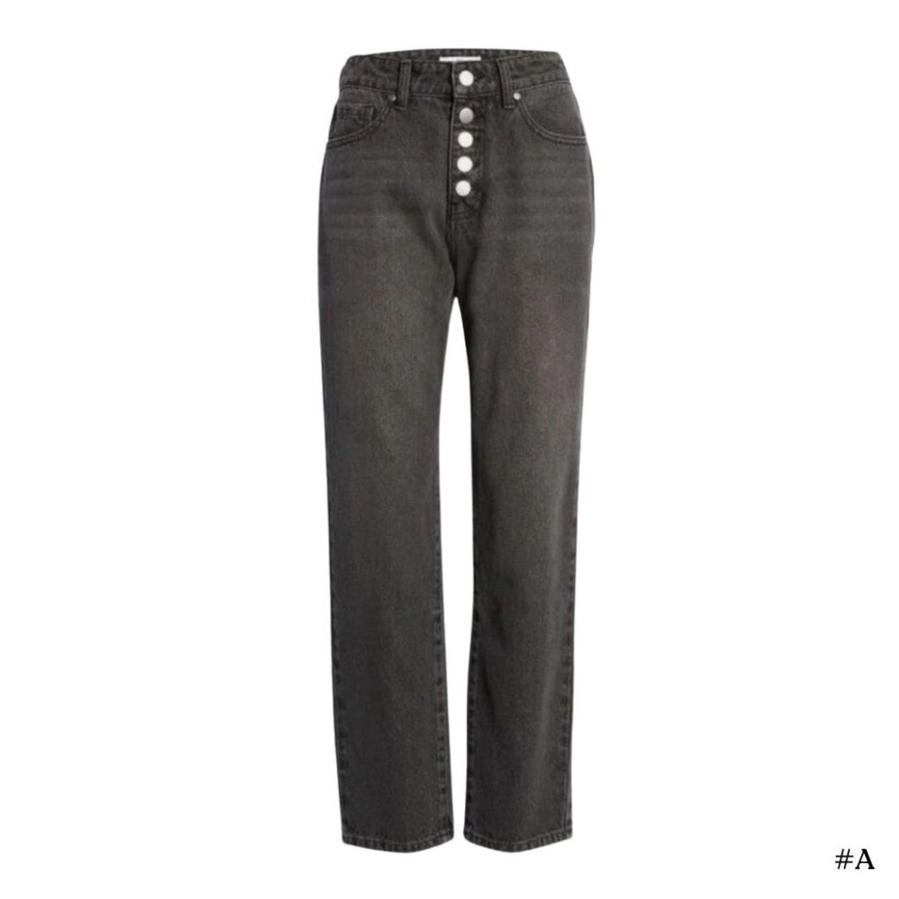 BP Nordstrom Size 28 Jeans Faded Black Wash 5 Button Fly Casual